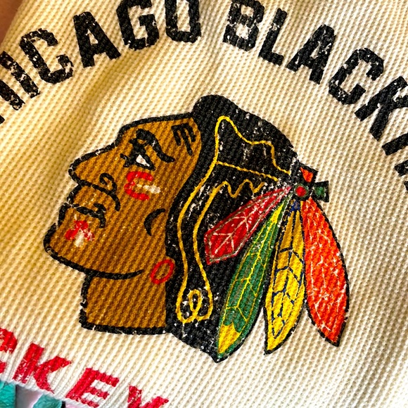 Chicago Blackhawks Waffle Knit Long Sleeve Shirt - Picture 4 of 6